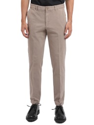 boss παντελονι chino slim fit high motion h-kaiton1 μπεζ
