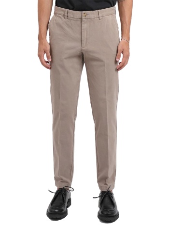 boss παντελονι chino slim fit high motion h-kaiton1 μπεζ