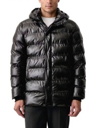 karl lagerfeld μπουφαν puffer hooded parka μαυρο