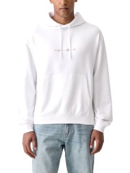 hugo φουτερ hoodie datrihood logo λευκο