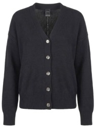 pinko πουλοβερ vienna cardigan μαυρο