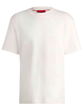 hugo τ-shirt dapolino logo εκρου
