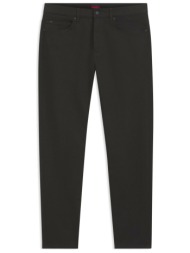 hugo παντελονι jeans 708 slim fit μαυρο