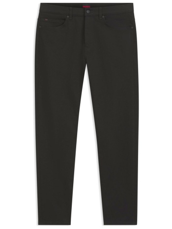 hugo παντελονι jeans 708 slim fit μαυρο
