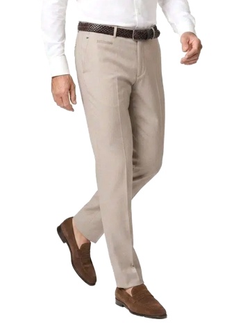 boss παντελονι chino slim fit h-kaiton1 μπεζ