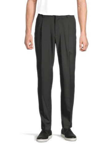 michael kors παντελονι chino pleated travel μαυρο