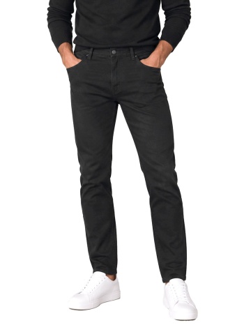 karl lagerfeld παντελονι jeans 5-pocket kl-jagger μαυρο