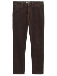 gant παντελονι κοτλε slim cord chinos καφε