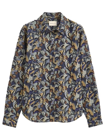 gant πουκαμισο regular printed ctn voile shirt σχεδιο