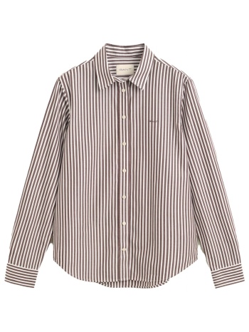gant πουκαμισο regural fit classic poplin stripped shirt