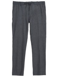 boss παντελονι chino modern regular fit λαστιχο μεση c-kane1-rds-bh μπλε
