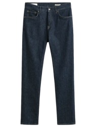 gant παντελονι jeans extra slim active recovery jeans σκουρο μπλε