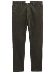 gant παντελονι κοτλε slim cord chinos σκουρο πρασινο