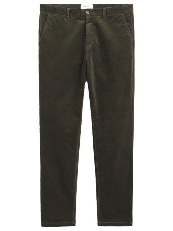 gant παντελονι κοτλε slim cord chinos σκουρο πρασινο