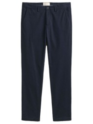 gant παντελονι slim smart chinos μπλε