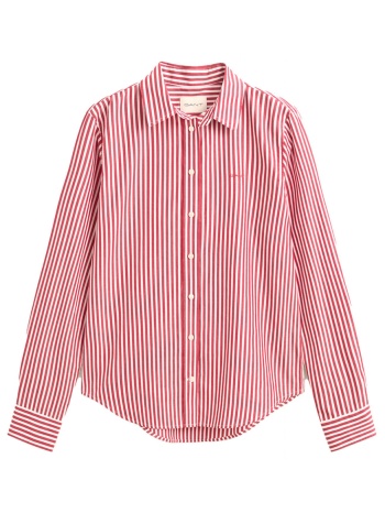 gant πουκαμισο regular fit classic poplin striped shirt