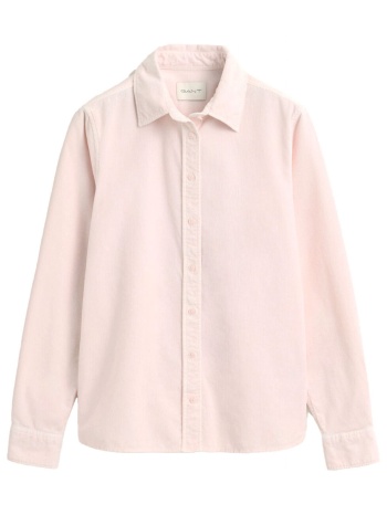 gant πουκαμισο regular fit cordroy shirt ροζ