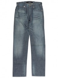 armani jeans παντελονι jeans j31 classic waist regular straight leg μπλε γκρι
