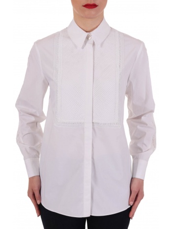 karl lagerfeld πουκαμισο embroidered λευκο σε προσφορά
