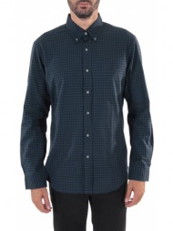 ralph lauren πουκαμισο bd slim fit καρω μπλε