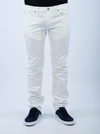 hugo παντελονι jeans slim fit λευκο σε προσφορά