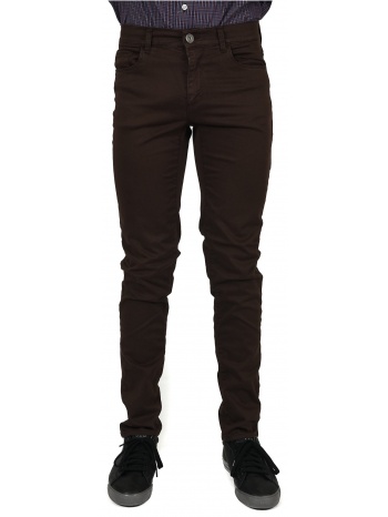 trussardi jeans παντελονι 5τσεπο 370 close καφε σε προσφορά