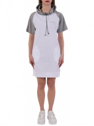 colmar φορεμα κουκουλα σταμπα logo energie λευκο