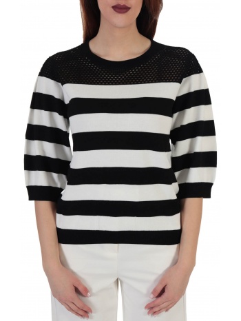 marella sport sweater risico ριγε διχτυ μαυρο τρουακαρ σε προσφορά
