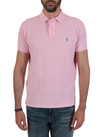 ralph lauren polo custom slim fit bsr ροζ σε προσφορά