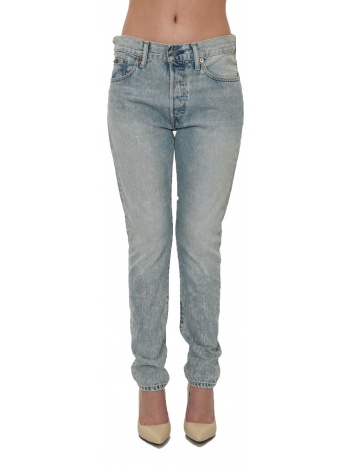 ralph lauren παντελονι jeans high rise slim μπλε σε προσφορά