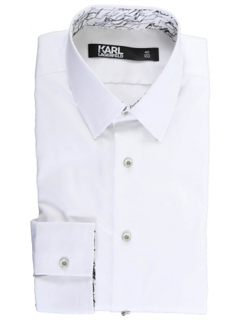 karl lagerfeld πουκαμισο modern fit easy care μεταλλικα σε προσφορά