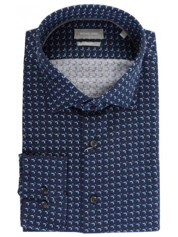 michael kors πουκαμισο μικροσχεδιο slim fit μπλε-σιελ σε προσφορά