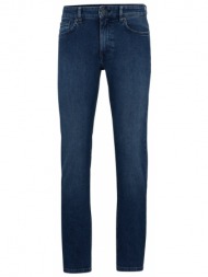 boss casual παντελονι jeans slim fit delaware bc-c μπλε