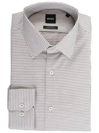 boss πουκαμισο all over logo regular fit h-joe-krnt-c1-214 σε προσφορά