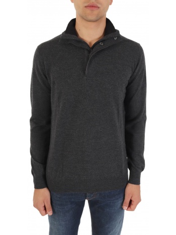 karl lagerfeld πλεκτο halfbutton troyer ανθρακι σε προσφορά