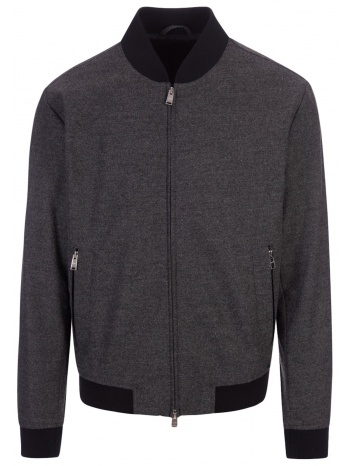 boss μουφαν bomber slim fit p-hanry-bmb-234 γκρι σε προσφορά