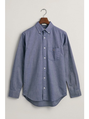 gant υποκαμισο reg oxford persian blue