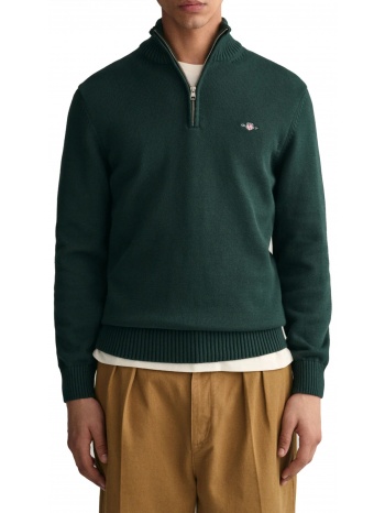 gant πλεκτο casual half zip κυπαρισσι