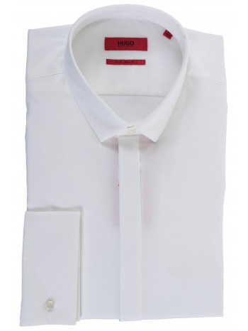 hugo πουκαμισο μικροσχεδιο extra slim fit εjinar λευκο σε προσφορά