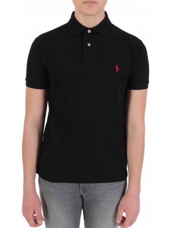 ralph lauren polo logo custom slim fit bsr μαυρο σε προσφορά