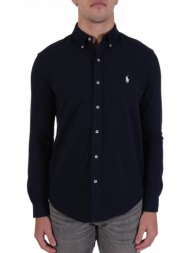 ralph lauren πουκαμισο featherweight mesh button down bsr μπλε