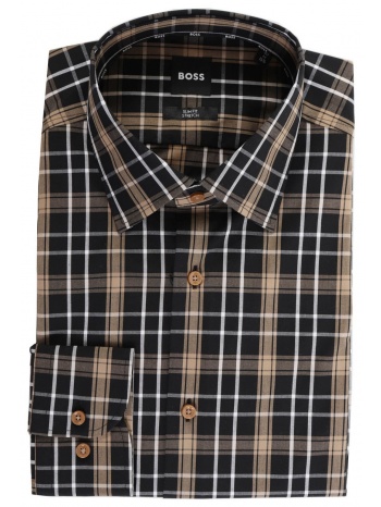boss πουκαμισο καρω slim fit stretch h-hank-kent-c1-214 σε προσφορά