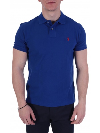 ralph lauren polo custom slim fit ρουα μπλε
