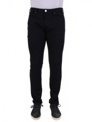 emporio armani παντελονι 5τσεπο j06 slim fit μπλε