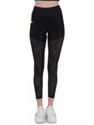 emporio armani 7 κολαν διαφανεια logo jersey leggings μαυρο