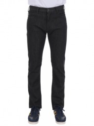 emporio armani παντελονι jeans j45 regular fit μαυρο