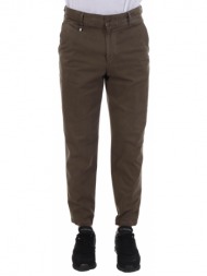 boss παντελονι chino relaxed fit c-perin-d-224f χακι