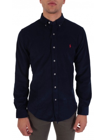 ralph lauren πουκαμισο slim fit κοτλε μπλε σε προσφορά