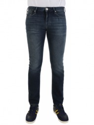 emporio armani παντελονι jeans j06 slim fit denim μπλε
