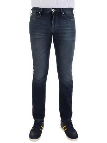 emporio armani παντελονι jeans j06 slim fit denim μπλε σε προσφορά